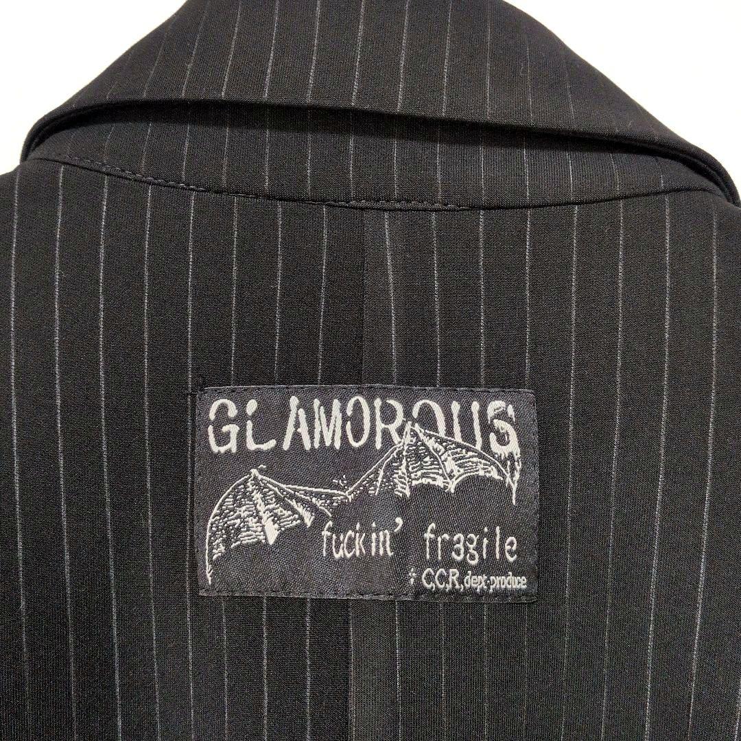 【希少】GLAMOROUS 燕尾シャツジャケット L 編み上げ パンク Y2K