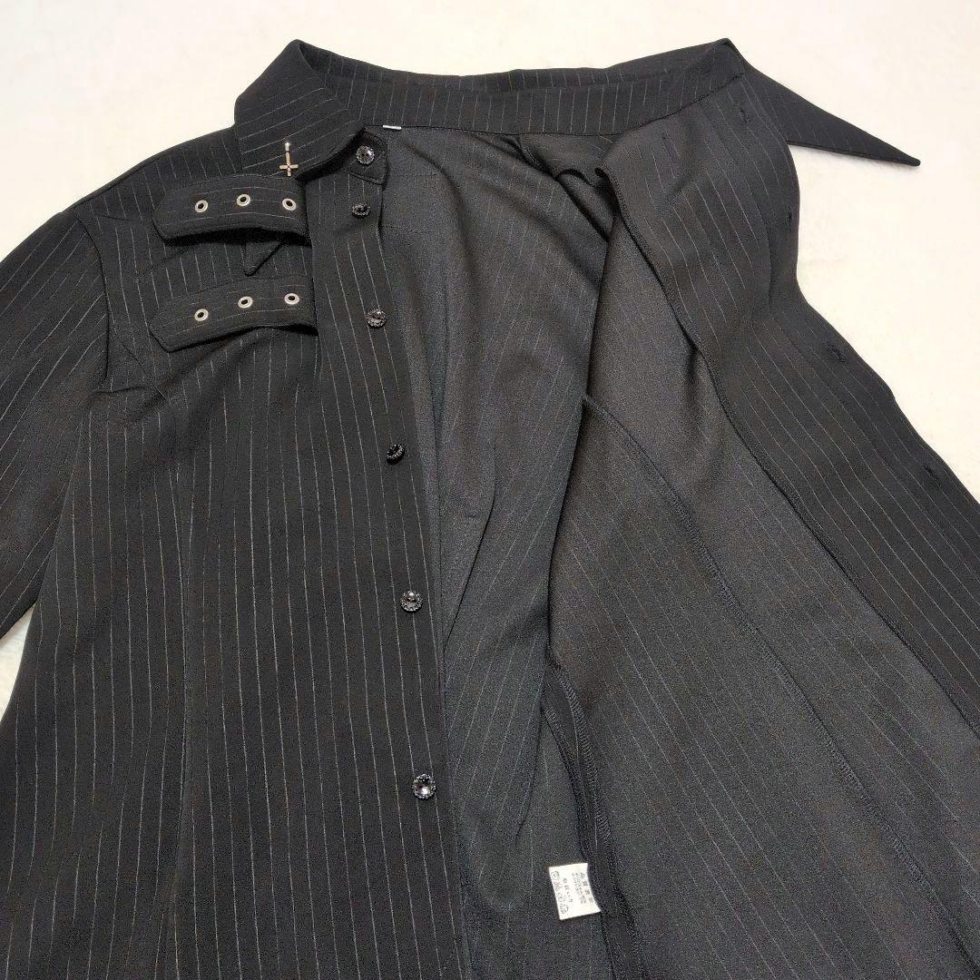 【希少】GLAMOROUS 燕尾シャツジャケット L 編み上げ パンク Y2K