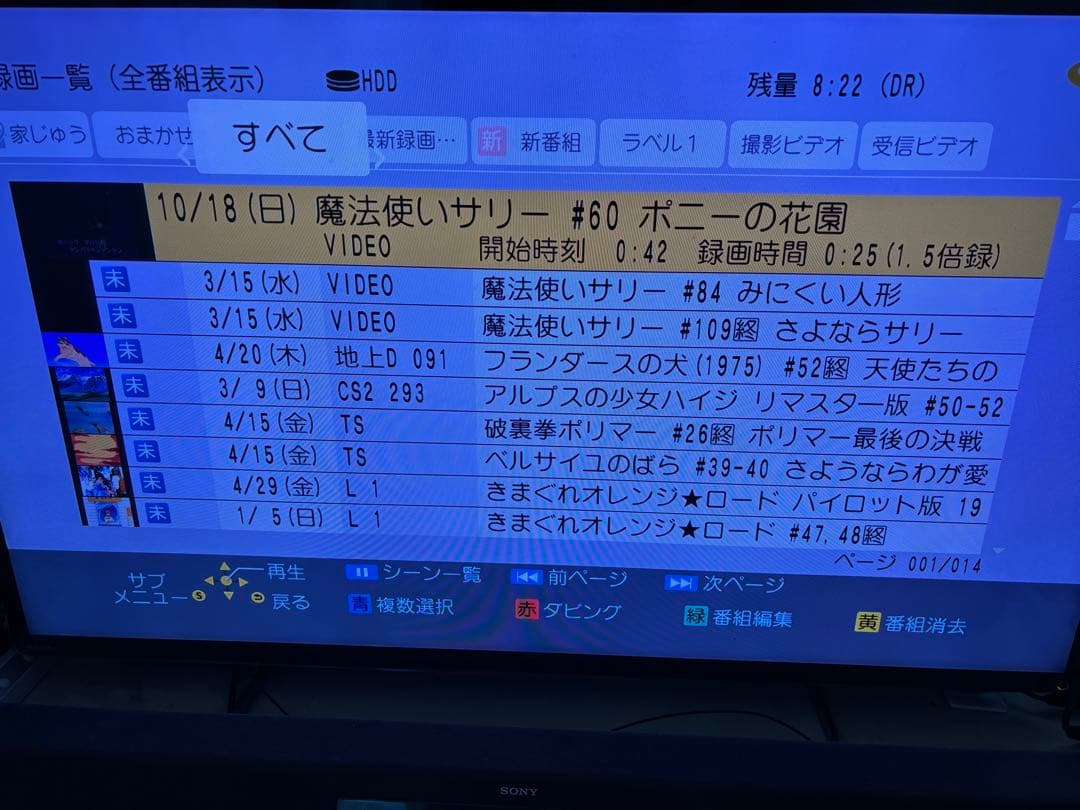 【完動品】DMR-BRX2000 2TB パナソニック 全自動DIGAレコーダー