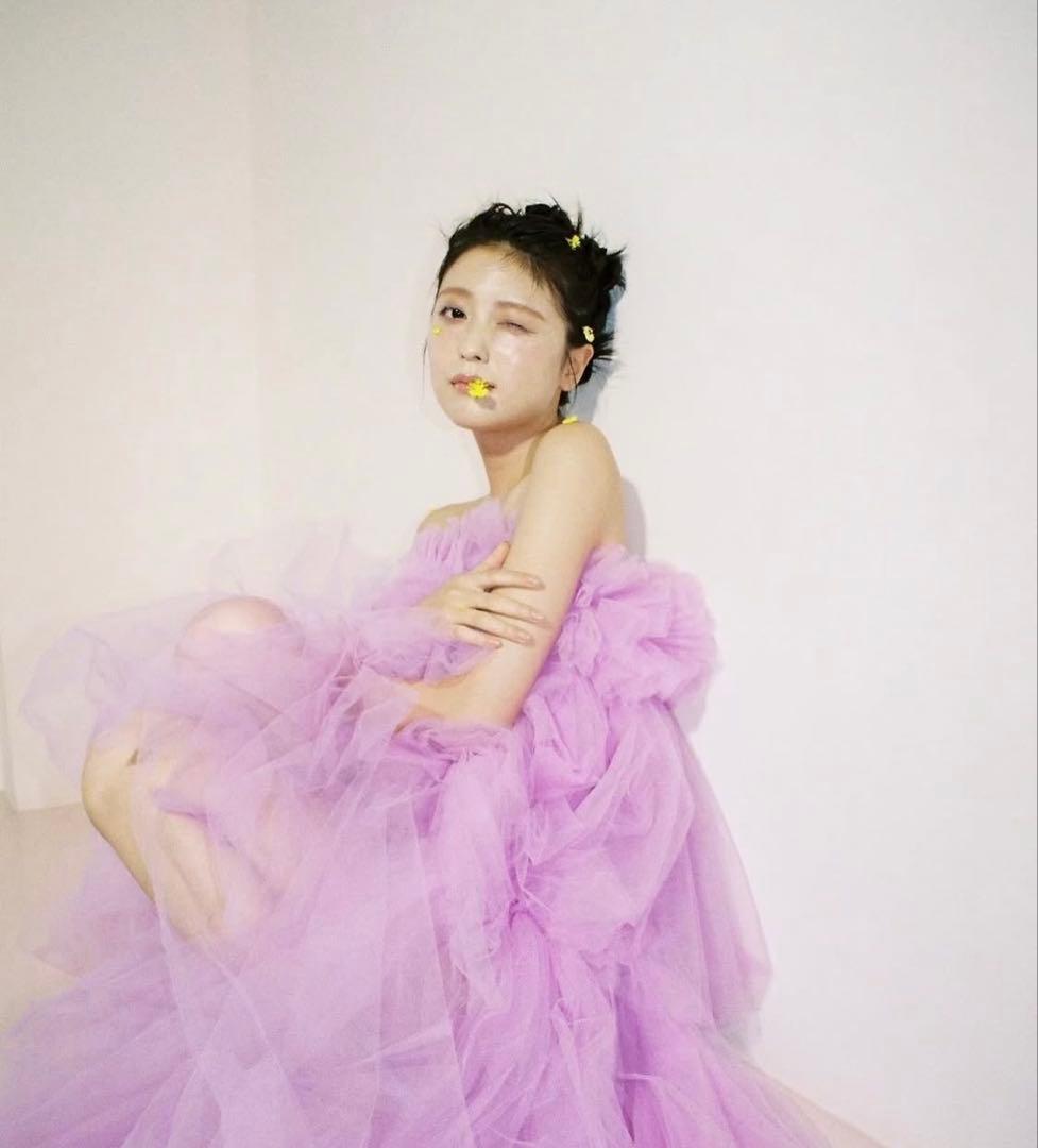 カラードレス チュールドレス ピンク 結婚式 ウェディング