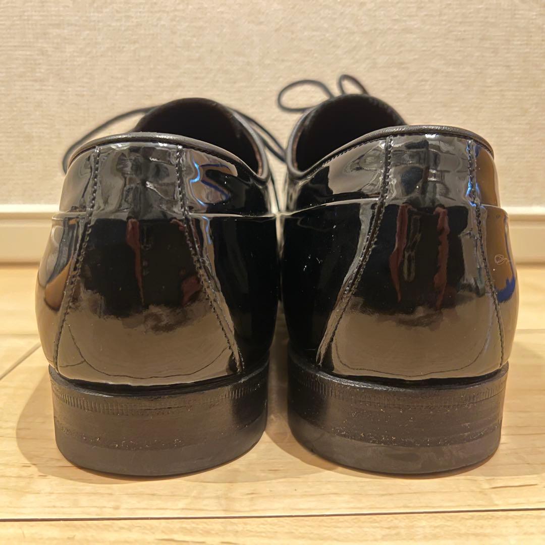 【使用回数少】GUCCI グッチ ドレスシューズ エナメル ブラック 結婚式