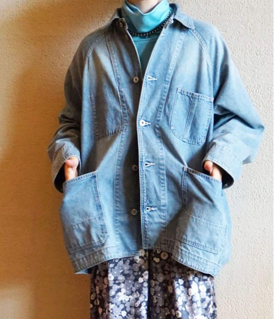 10OZデニム ワークカバーオール journal standard luxe
