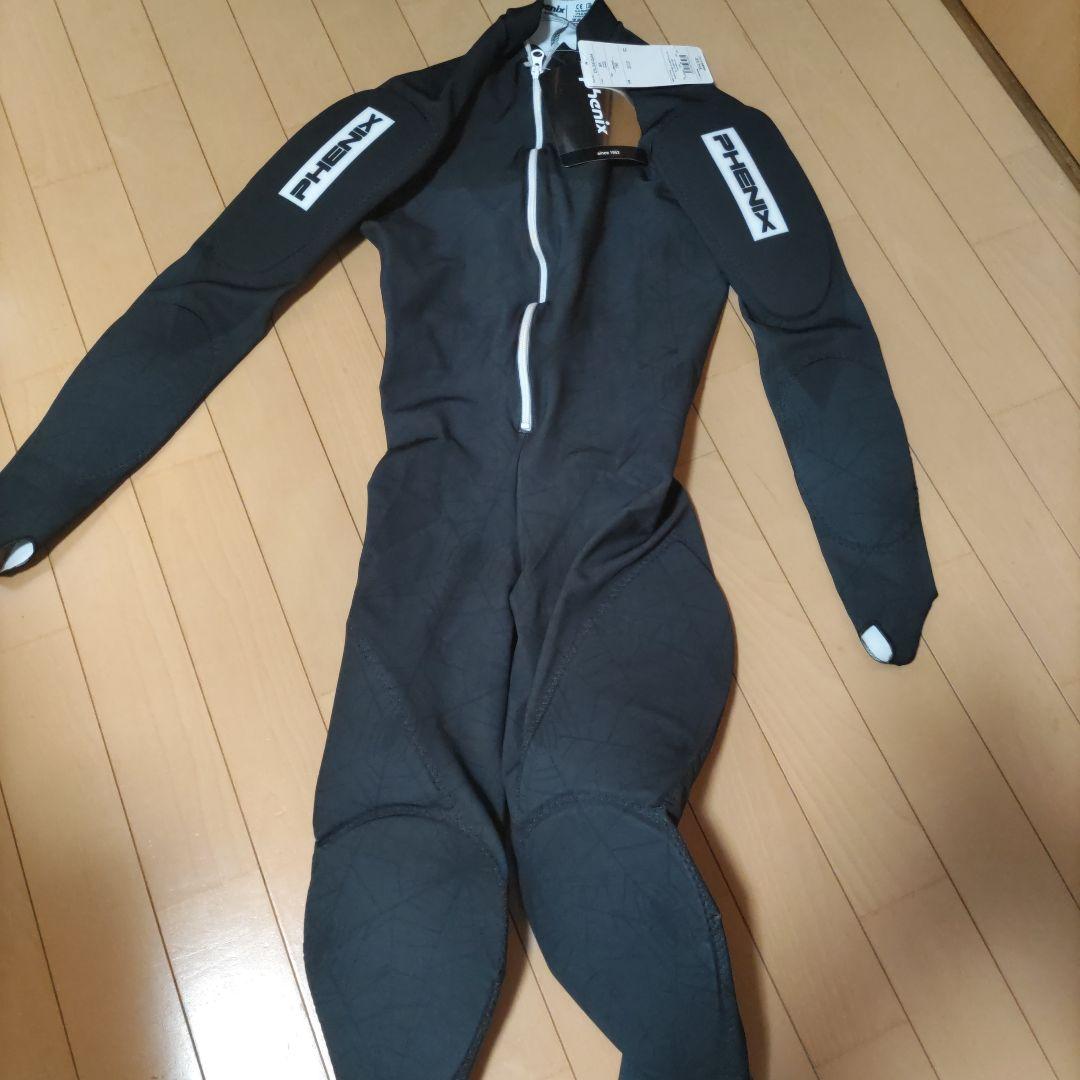 値下げ　新品フェニックス　レーシングスーツ　ワンピース　スキー　黒　150センチ