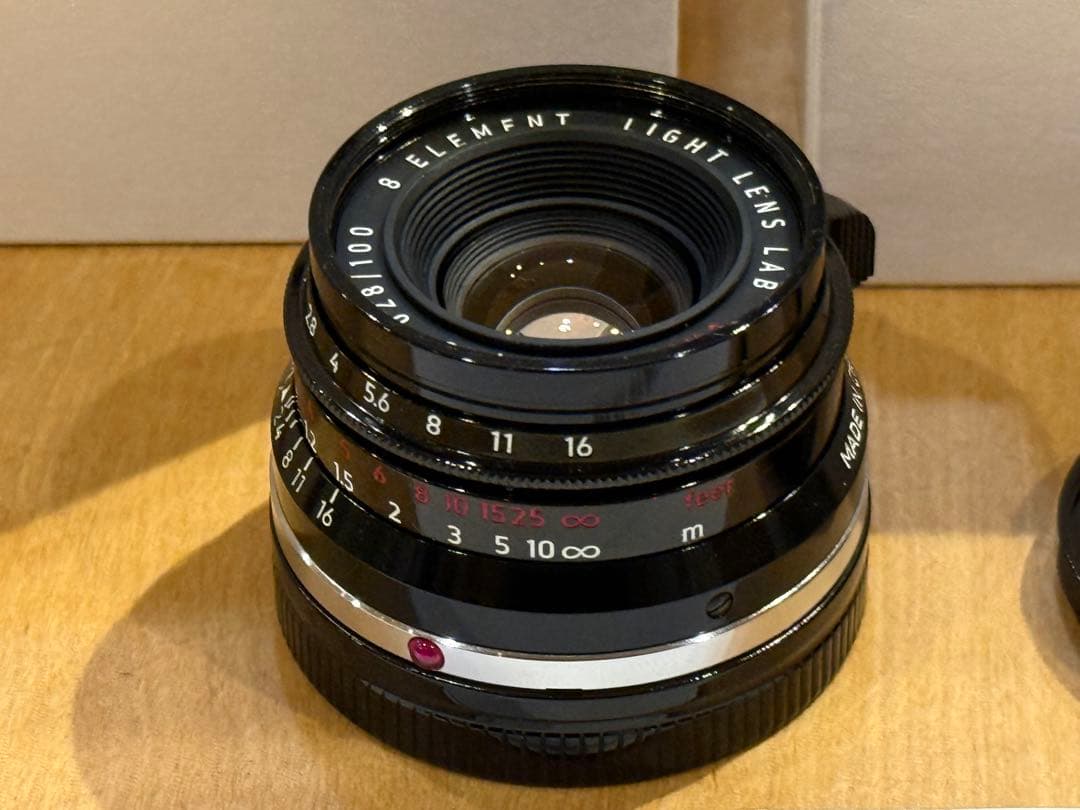 【世界限定100本】LIGHT LENS LAB 35mm f2 ピアノブラック
