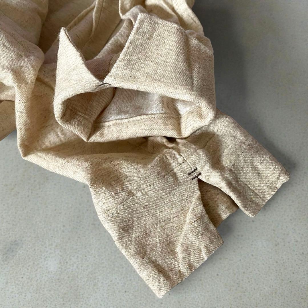 新品タグ付✨genten ゲンテン 綿 麻 毛 ワンピース 羽織り 40 L