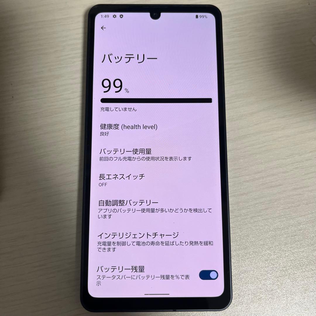 【難あり】AQUOS sense6 128GB SH-M19 ブラック
