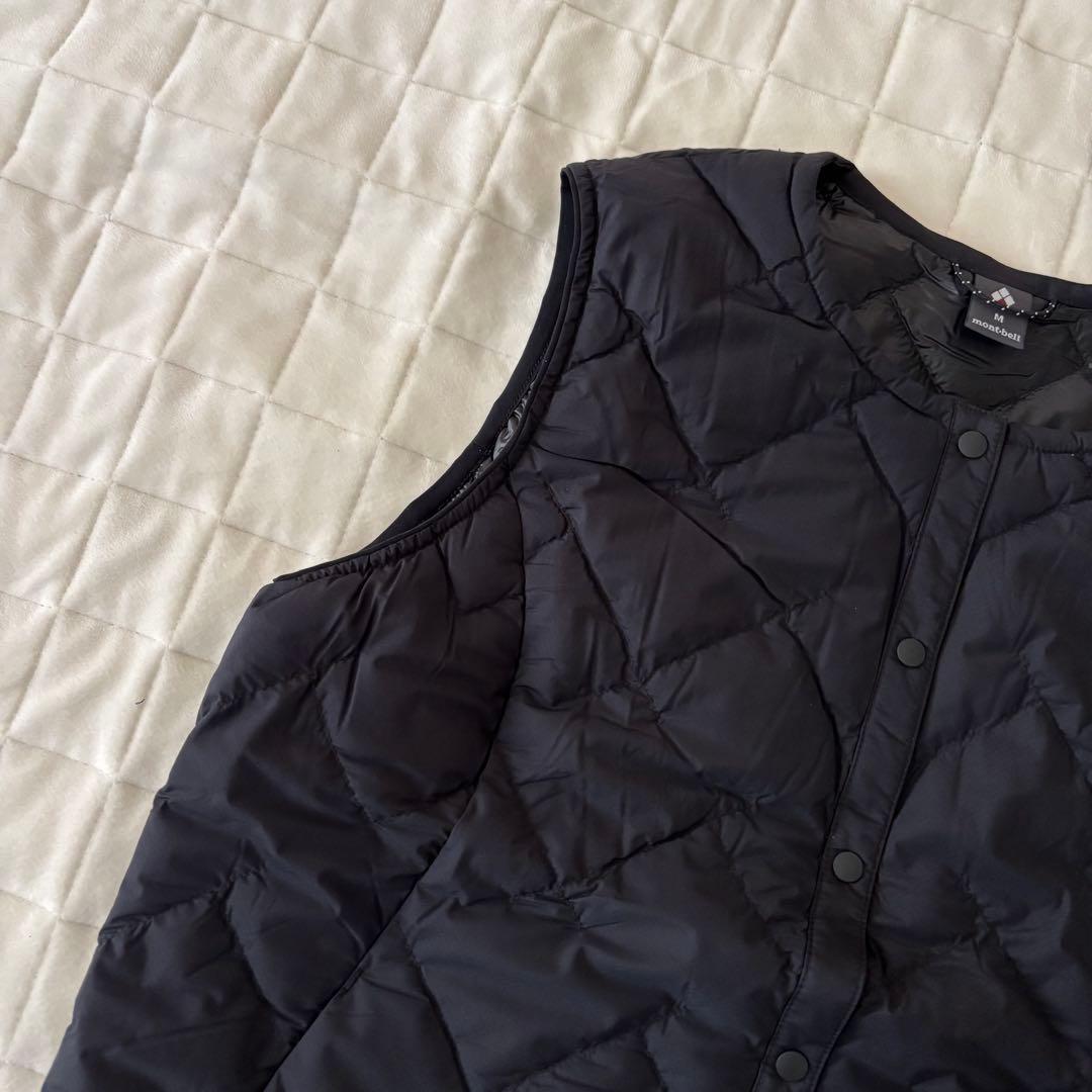 試着のみ！モンベルmont-bell（M）スペリオダウン ラウンドネックベスト