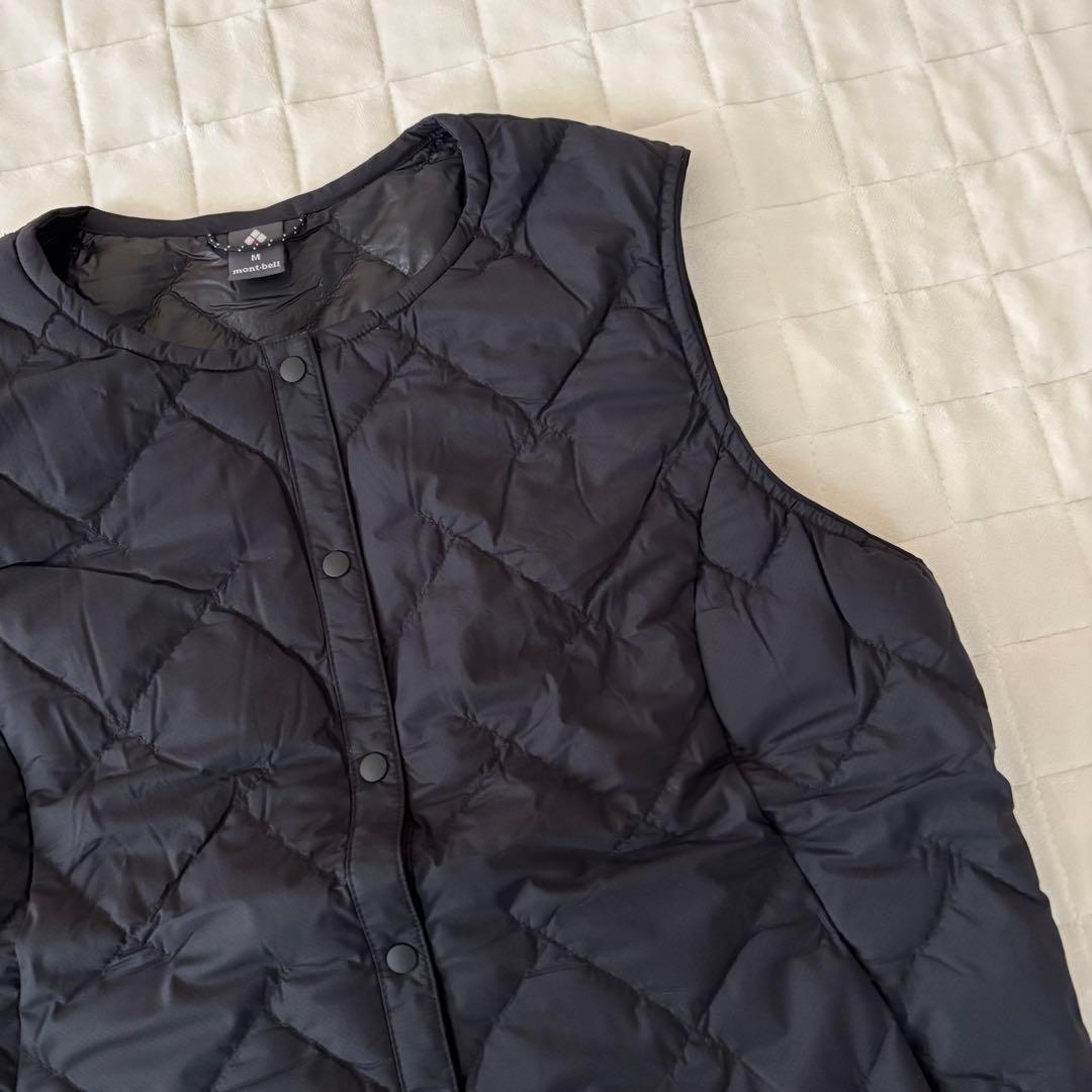試着のみ！モンベルmont-bell（M）スペリオダウン ラウンドネックベスト