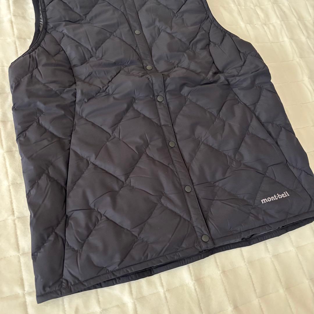 試着のみ！モンベルmont-bell（M）スペリオダウン ラウンドネックベスト
