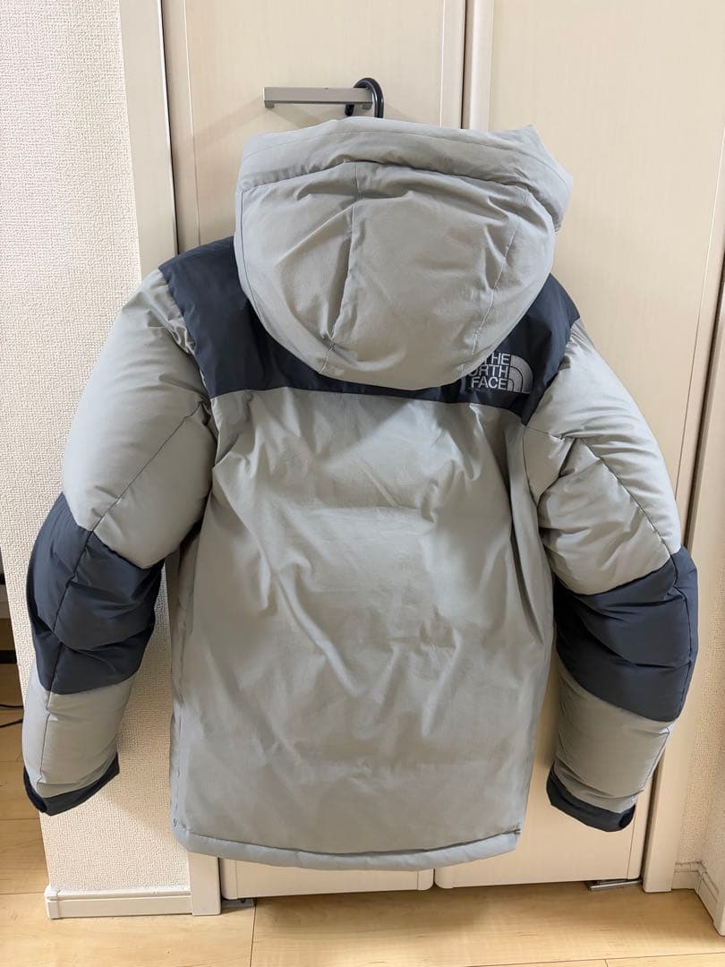 THE NORTH FACE ダウンジャケット グレー/ネイビー
