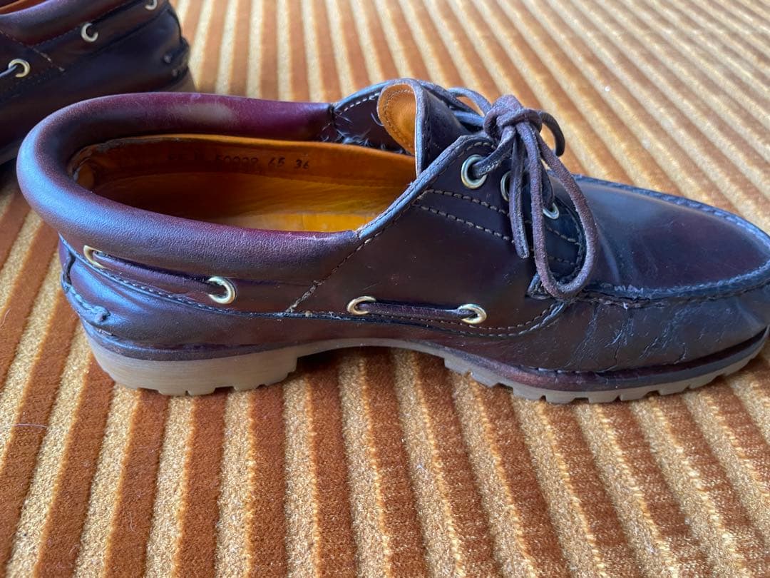 27cm Timberland 3-Eye Classic Lug バーガンディ