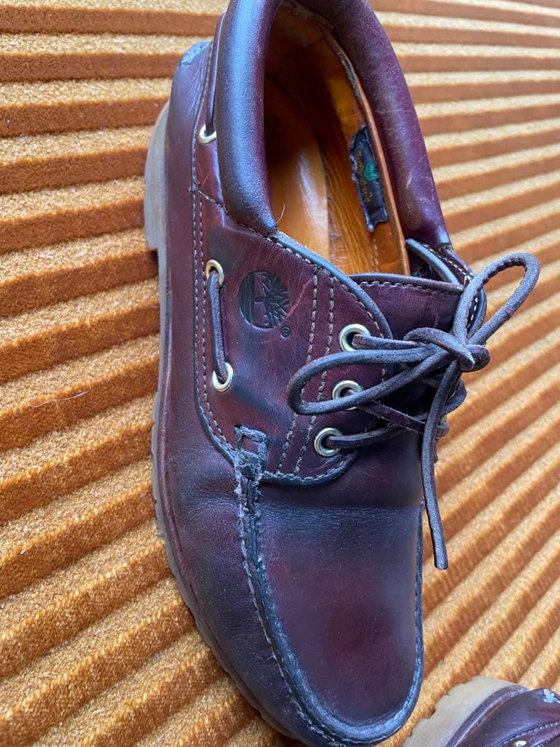 27cm Timberland 3-Eye Classic Lug バーガンディ