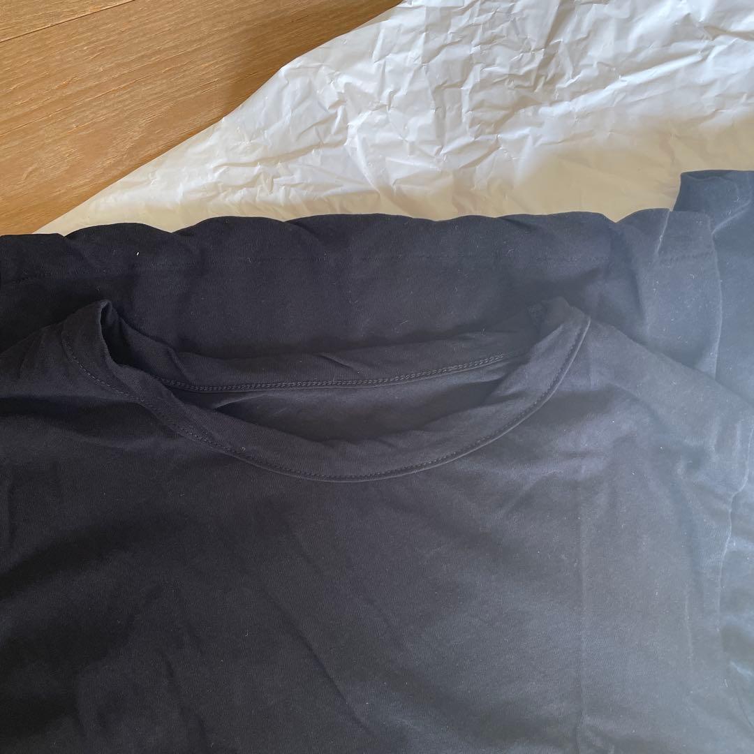 新品　定価３万　ヨウジヤマモト黒ブラック長袖Tシャツ 100%コットン