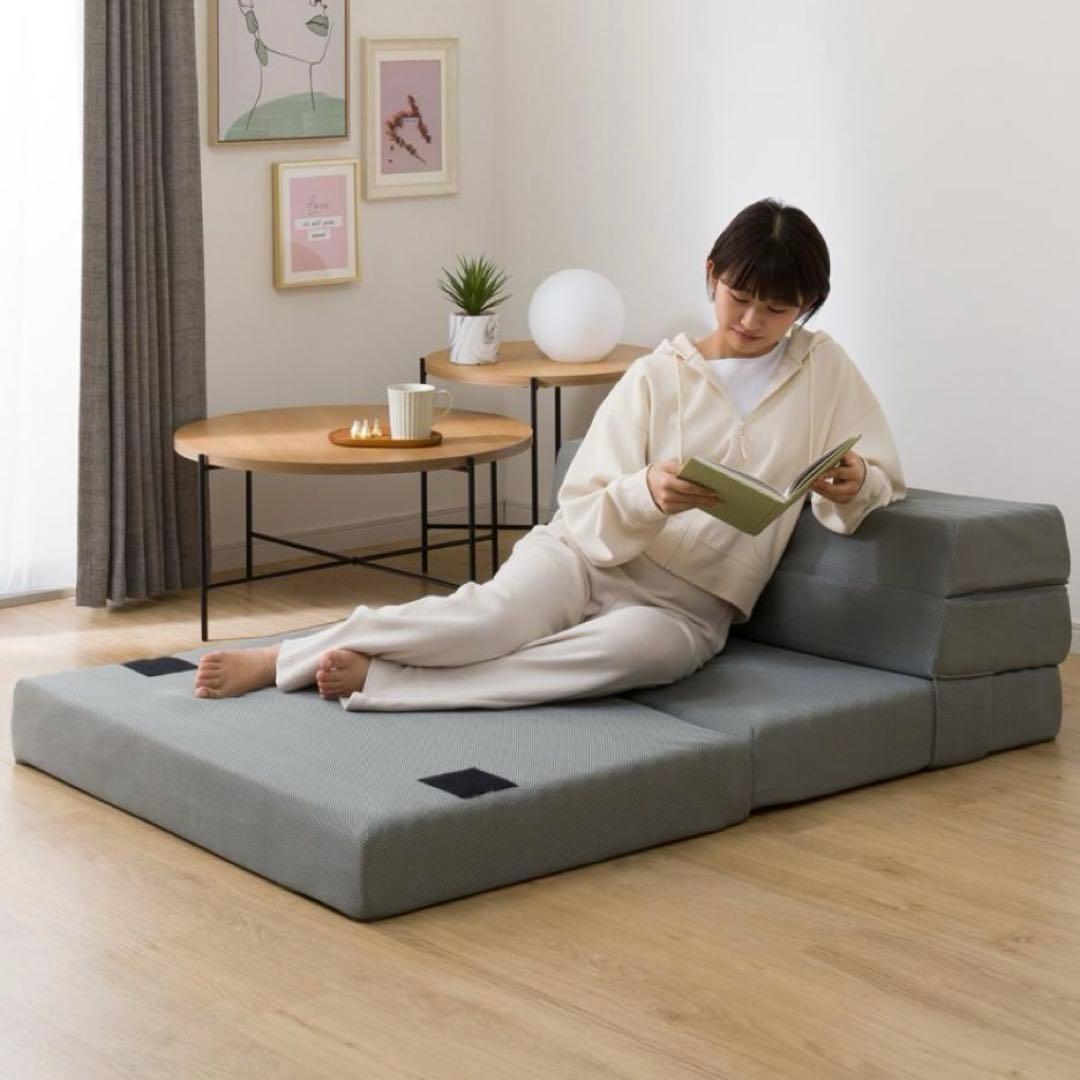 ニトリ ソファになるマットレス 3way 厚さ12cm シングル レヴィン3S