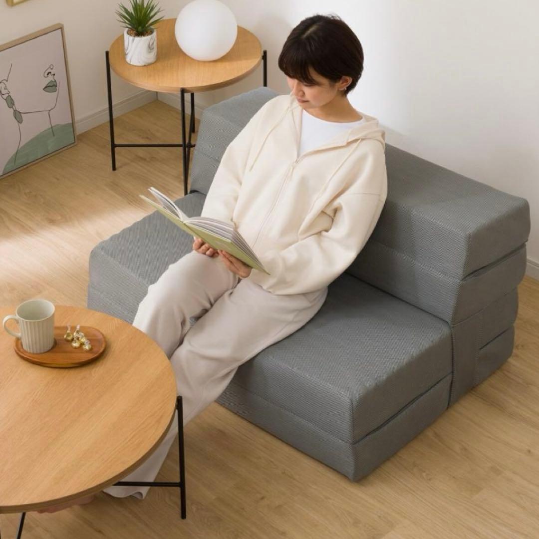 ニトリ ソファになるマットレス 3way 厚さ12cm シングル レヴィン3S