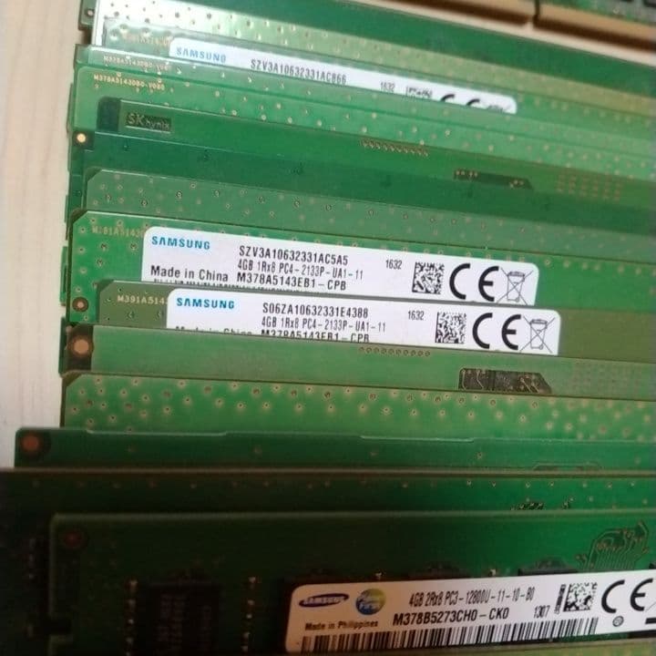 【ジャンク扱い、都市鉱山】DDR4、3メモリ46枚、CPU20枚