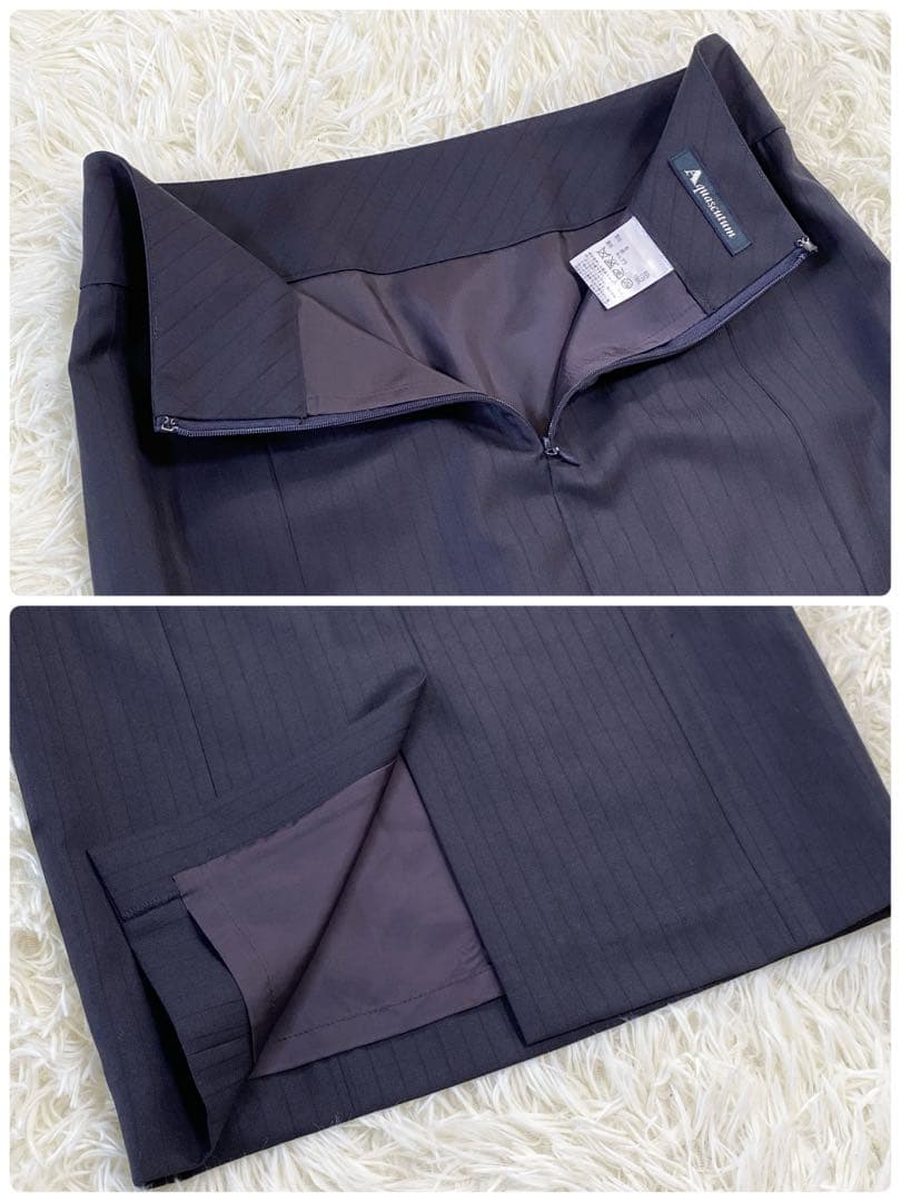 Aquascutum/アクアスキュータム　スーツセットアップ　シルク混　8(M)