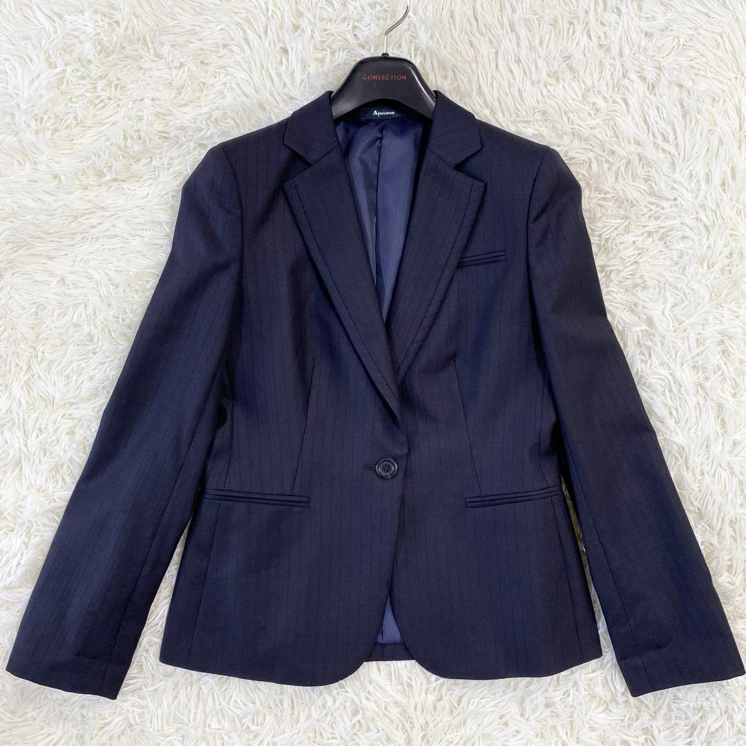 Aquascutum/アクアスキュータム　スーツセットアップ　シルク混　8(M)