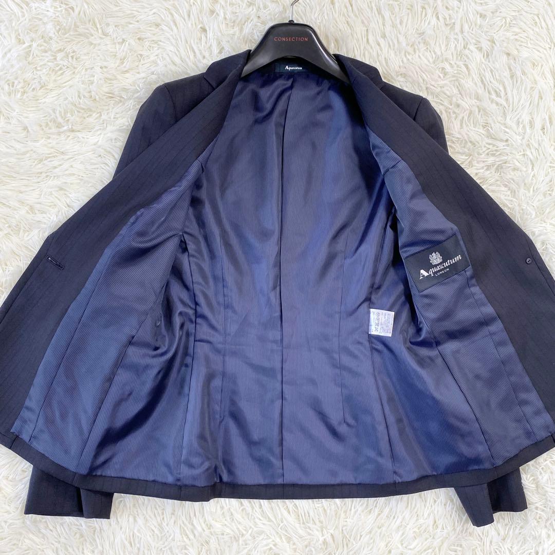 Aquascutum/アクアスキュータム　スーツセットアップ　シルク混　8(M)