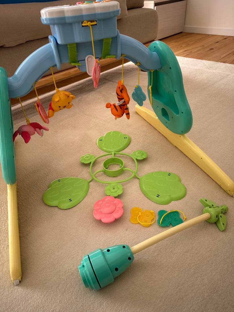 こけしさん専用⭐︎【美品】くまのプーさんえらべる回転6WAY ジムにへんしんメリー