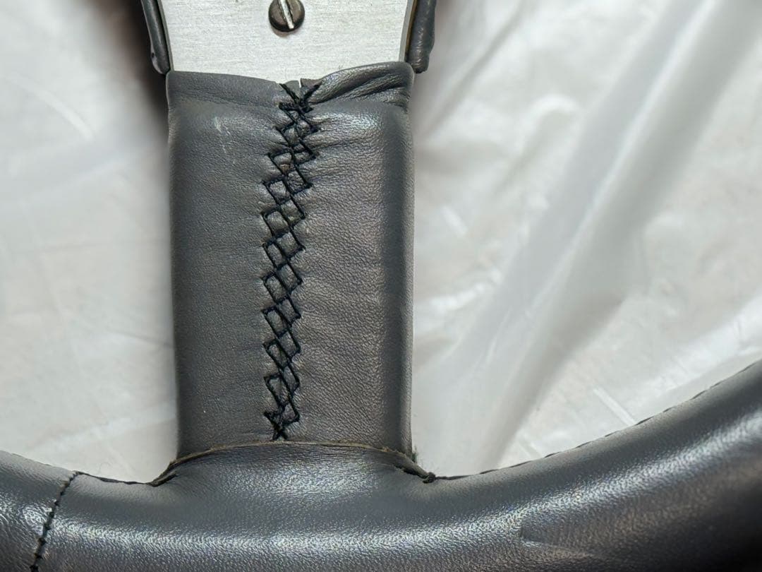 イタルボランテ Pasta レザーステアリング 当時物