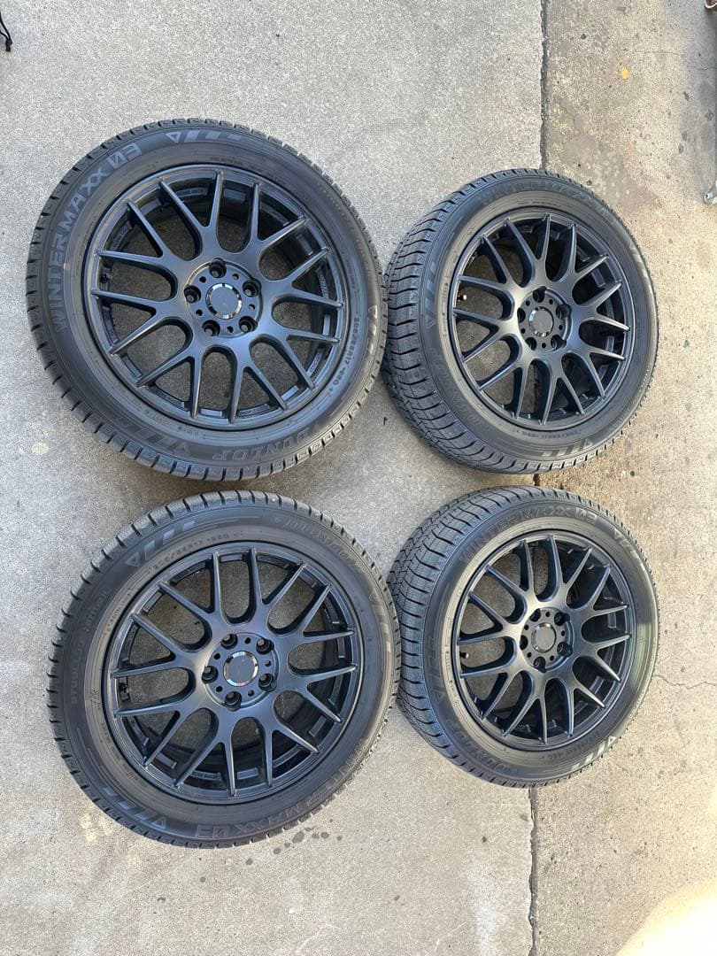 YJWORK エモーション　M8R 17インチ スタッドレスタイヤホイール