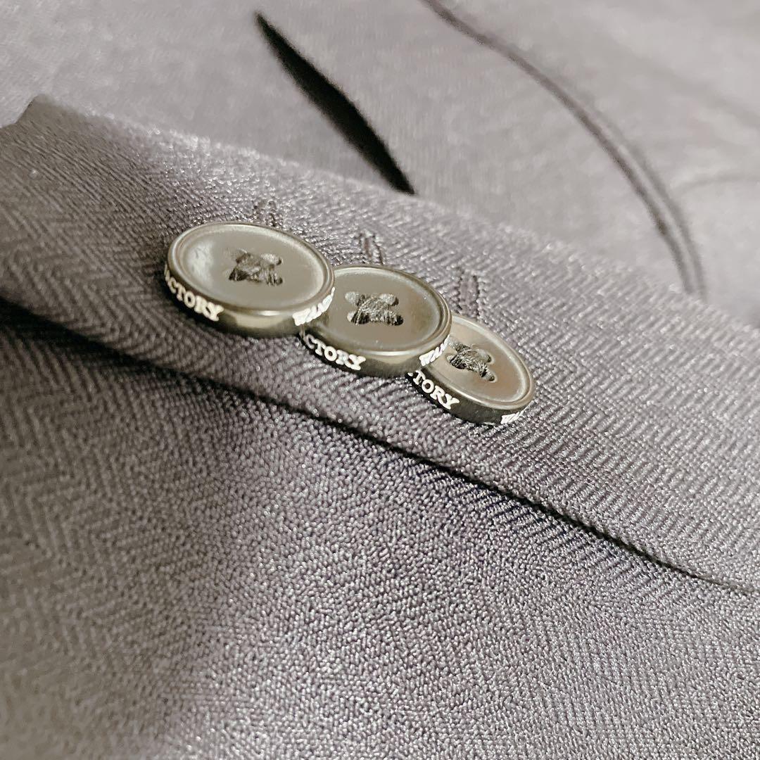 極美品　WF ワンダーファクトリー　スリーピース　スーツ　6点　160 ネイビー