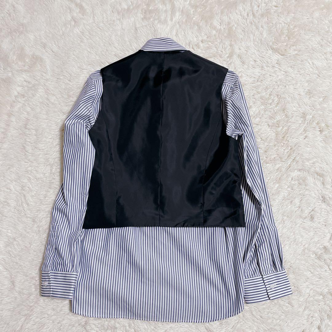 極美品　WF ワンダーファクトリー　スリーピース　スーツ　6点　160 ネイビー