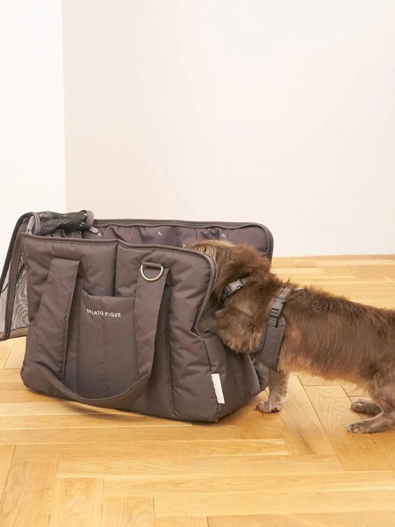 【新品】gelato pique キルティングキャリーバック CGRY