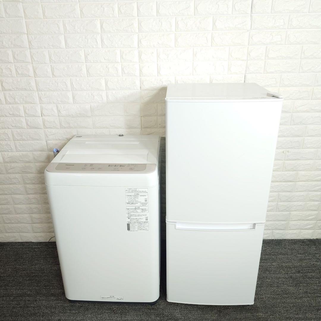 生活家電 2点セット 冷蔵庫 106L 洗濯機 6kg 一人暮らし K084