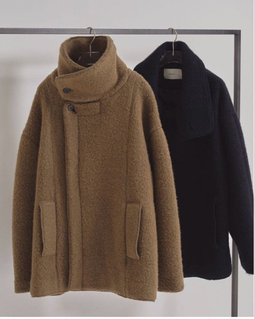 TODAYFUL 新品 スタンドカラーブークレジャケット　36