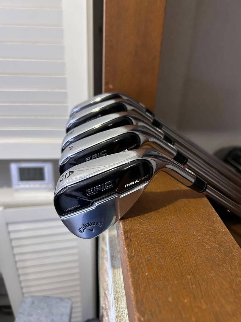 キャロウェイ EPIC MAX FAST アイアンセット　5本　S