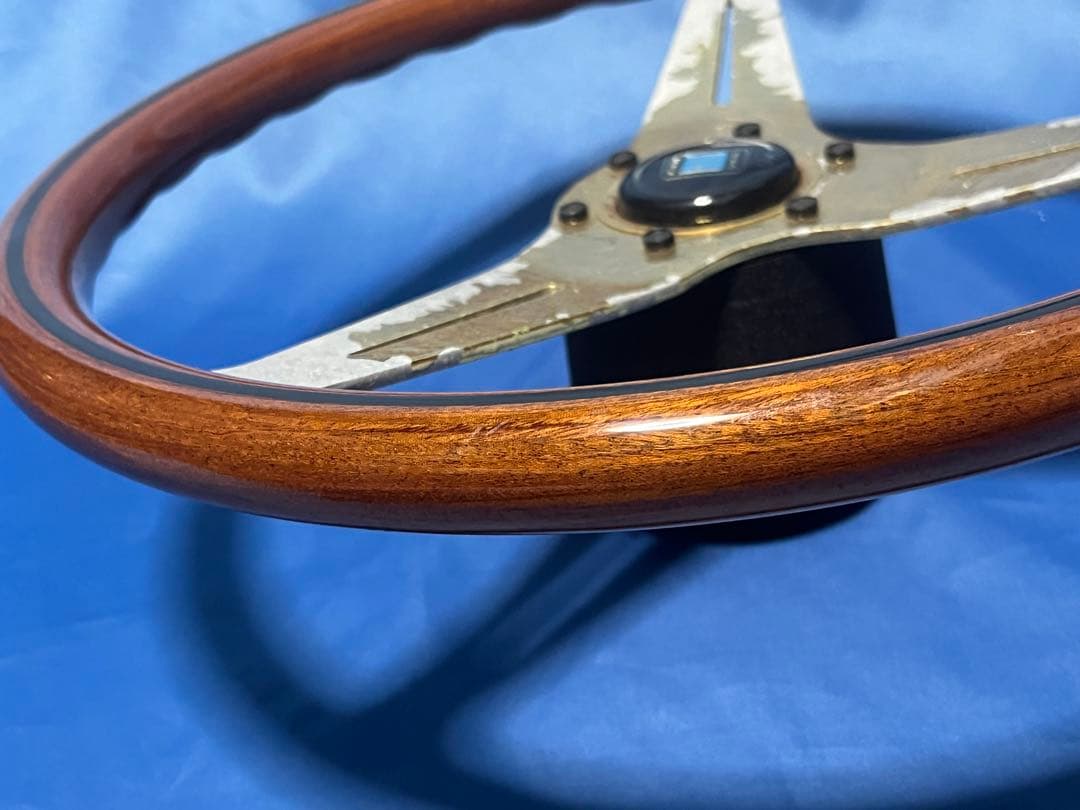 み*】様 【ジャンク品】ナルディ（NARDI）クラシックウッド ステアリング 3