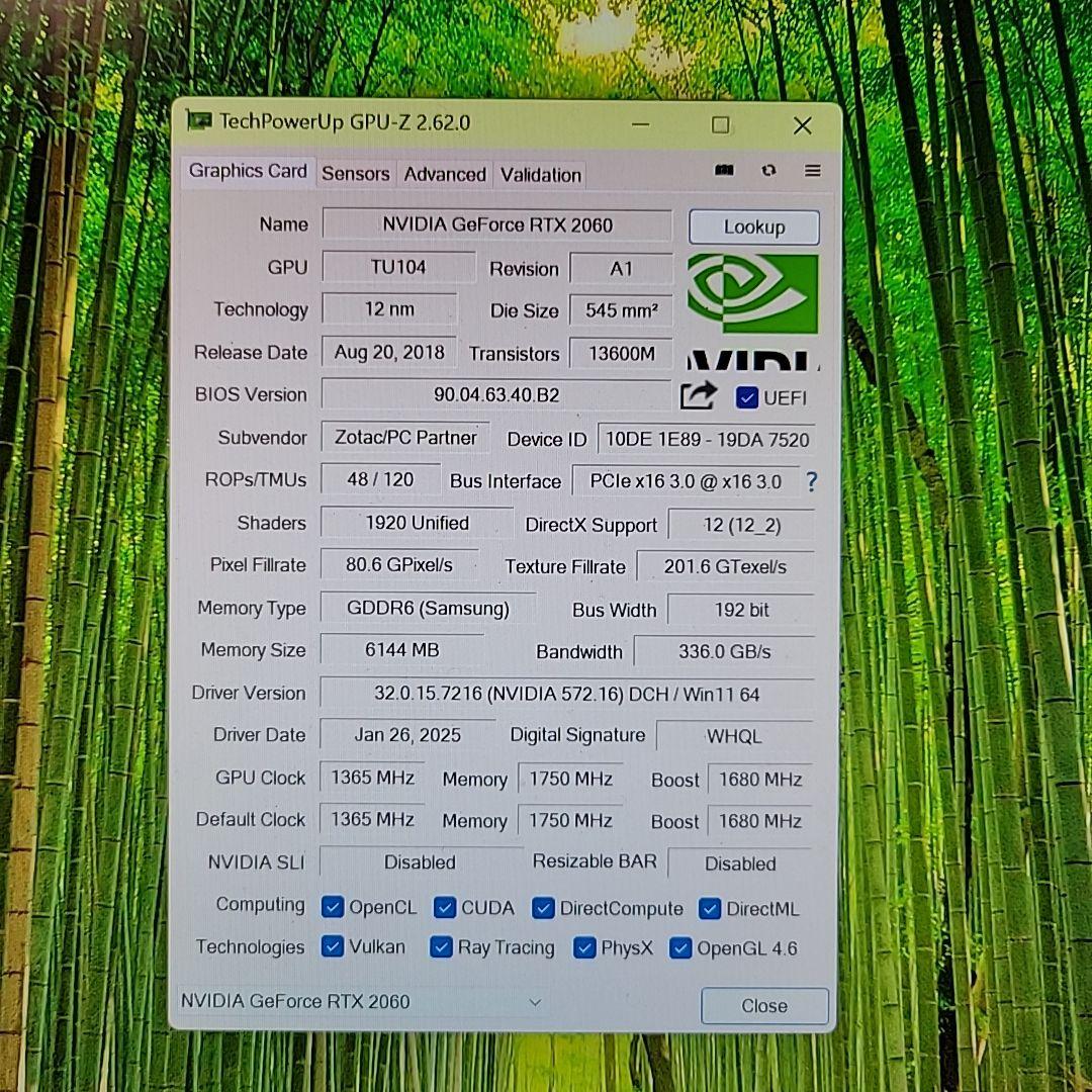 自作ゲーミングPC/Core i5-8400/16GB/RTX2060