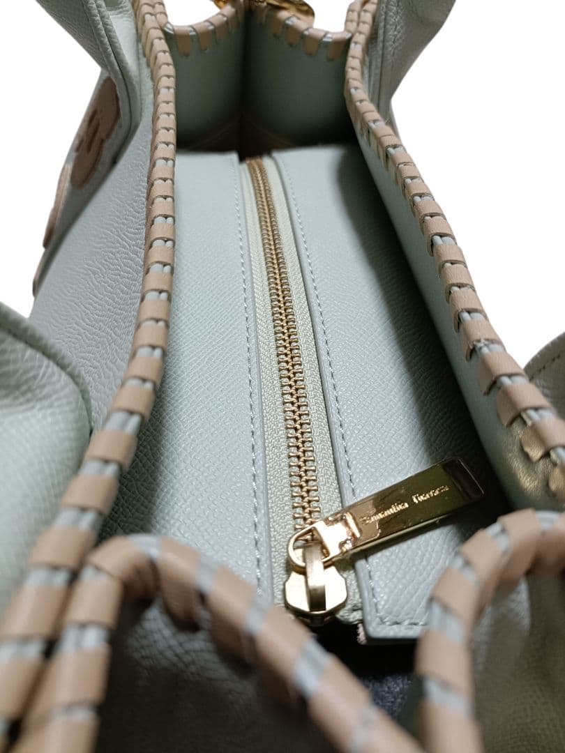 【新品未使用】サマンサタバサ　ウィンド サマタバトート(小) 　合皮　ミント