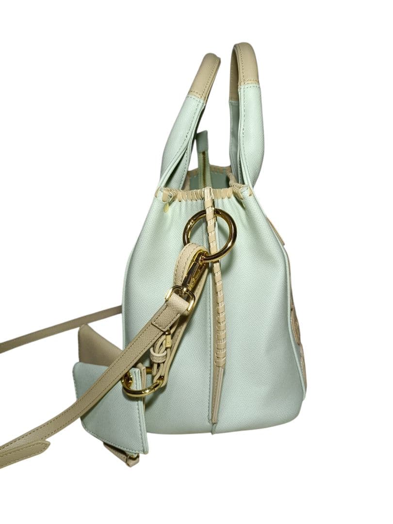 【新品未使用】サマンサタバサ　ウィンド サマタバトート(小) 　合皮　ミント