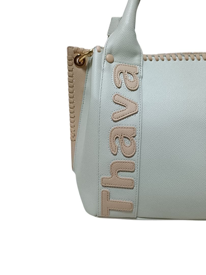 【新品未使用】サマンサタバサ　ウィンド サマタバトート(小) 　合皮　ミント