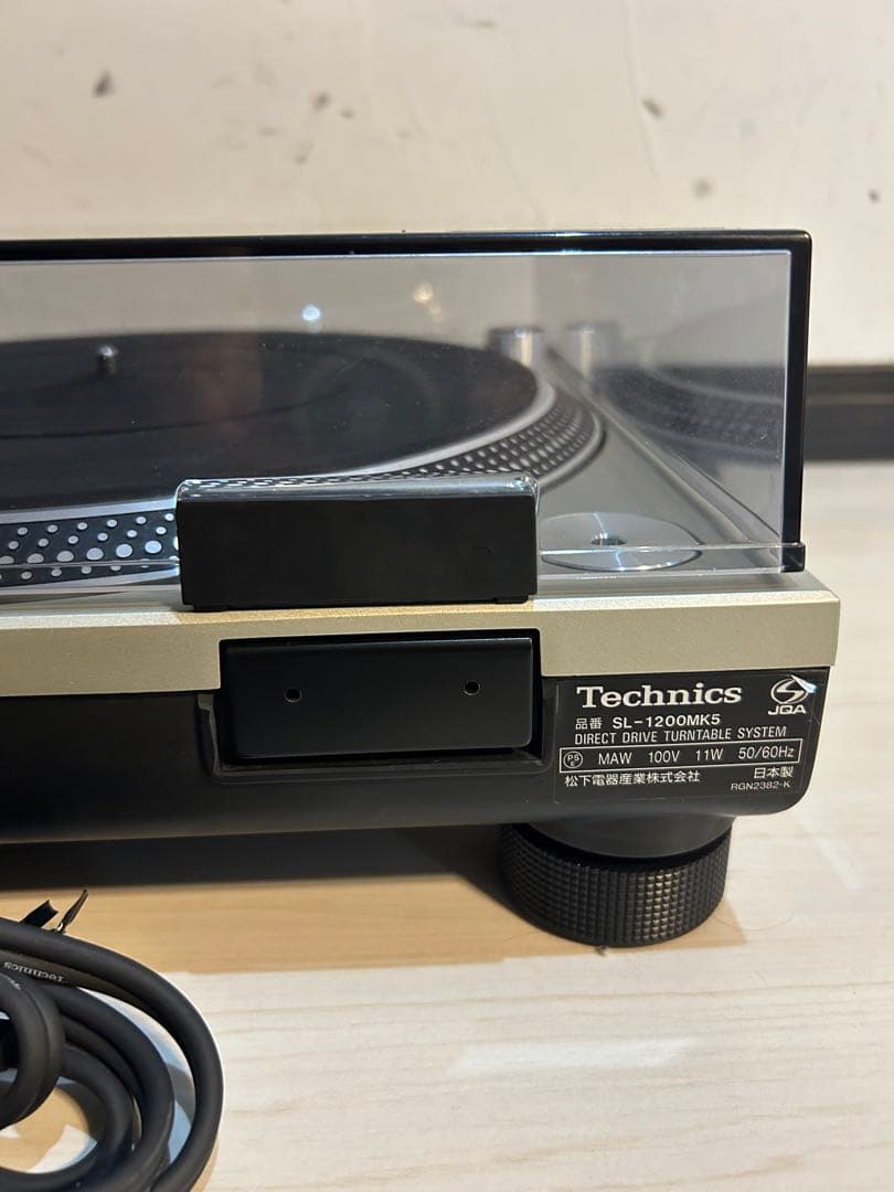 【美品】テクニクス ターンテーブル SL-1200MK5 シルバー