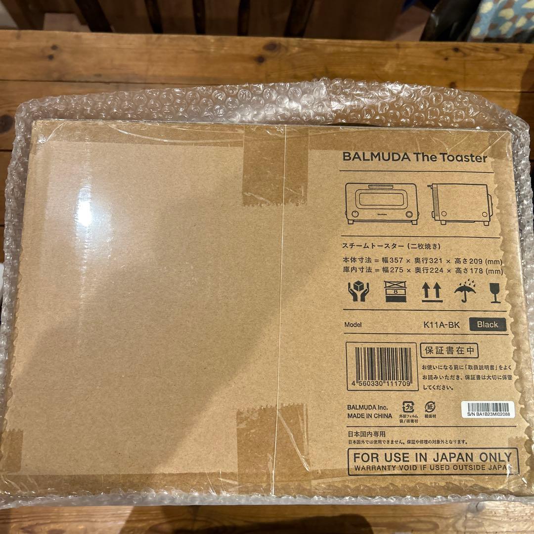 が*い様 【新品・未開封】BALMUDA The Toaster ブラック K1