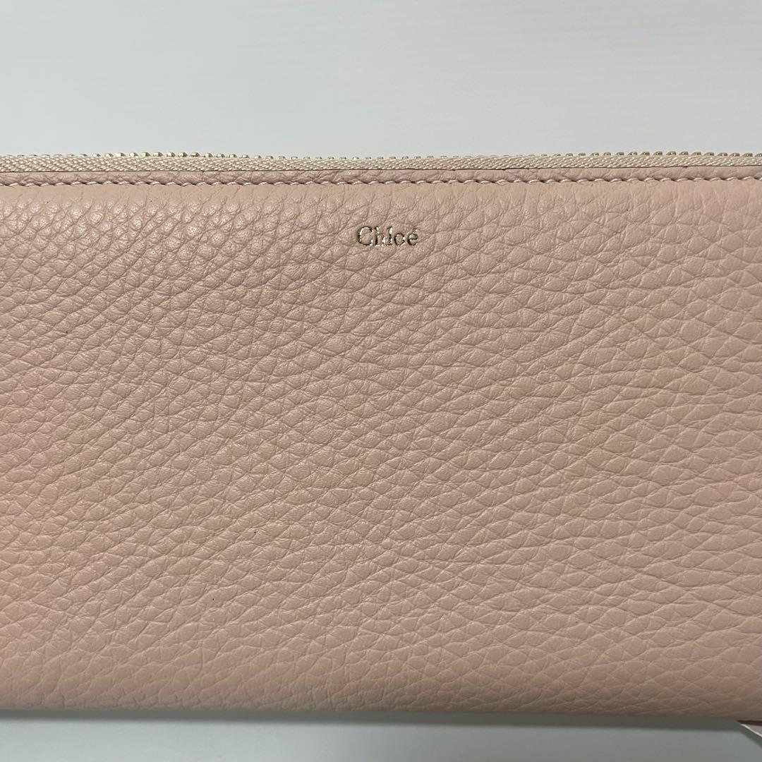 Chloe クロエ アルファベットライン 長財布 ラウンドジップウォレット