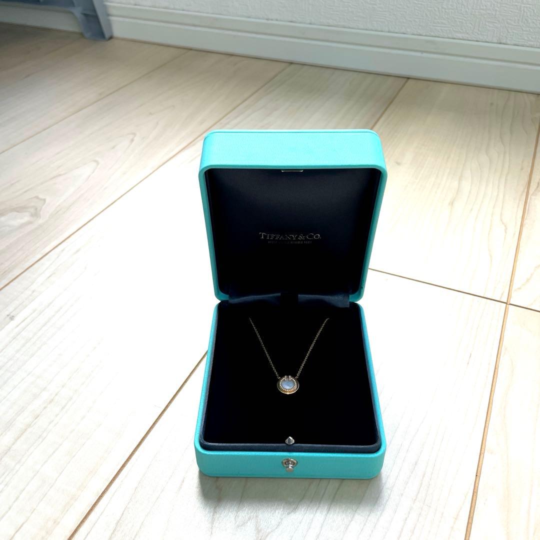 【鑑定付き正規品】ティファニー Tサークル ネックレス ダイヤモンド3.3g