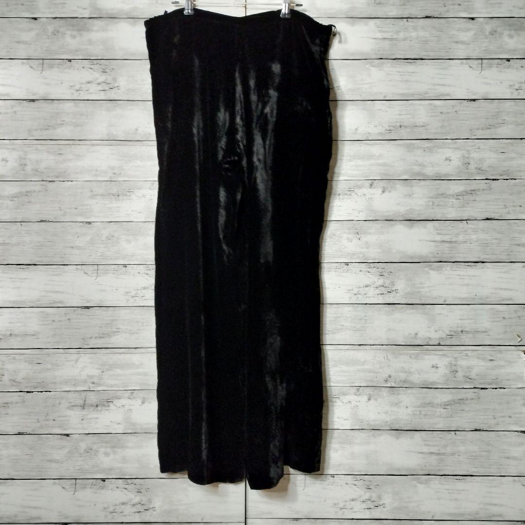 ヨウジヤマモト ベルベットパンツ スラックス シルク100 ベロア