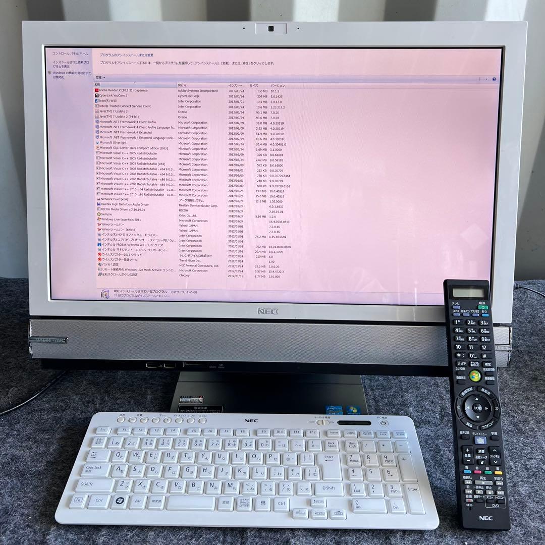 D11激安早い者勝ち✨　NEC 一体型デスクトップパソコン　DVD 新生活応援✨