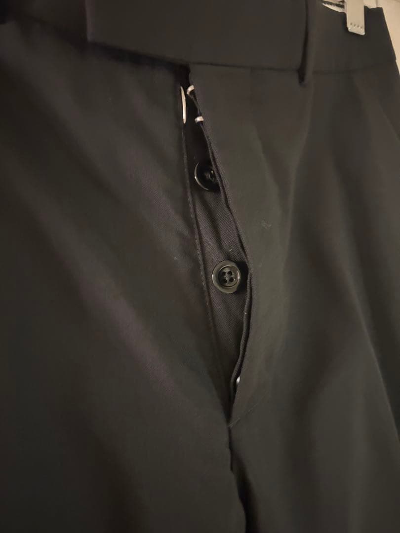 マルジェラ 18AW　スラックス　44　ブラック　黒