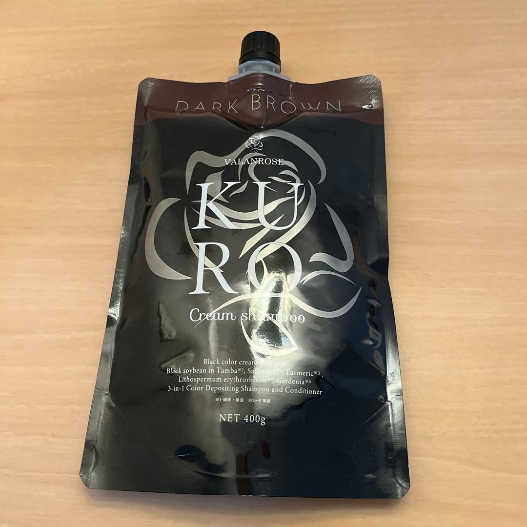 VRクロクリームシャンプ- ダークブラウン400g✖️2本