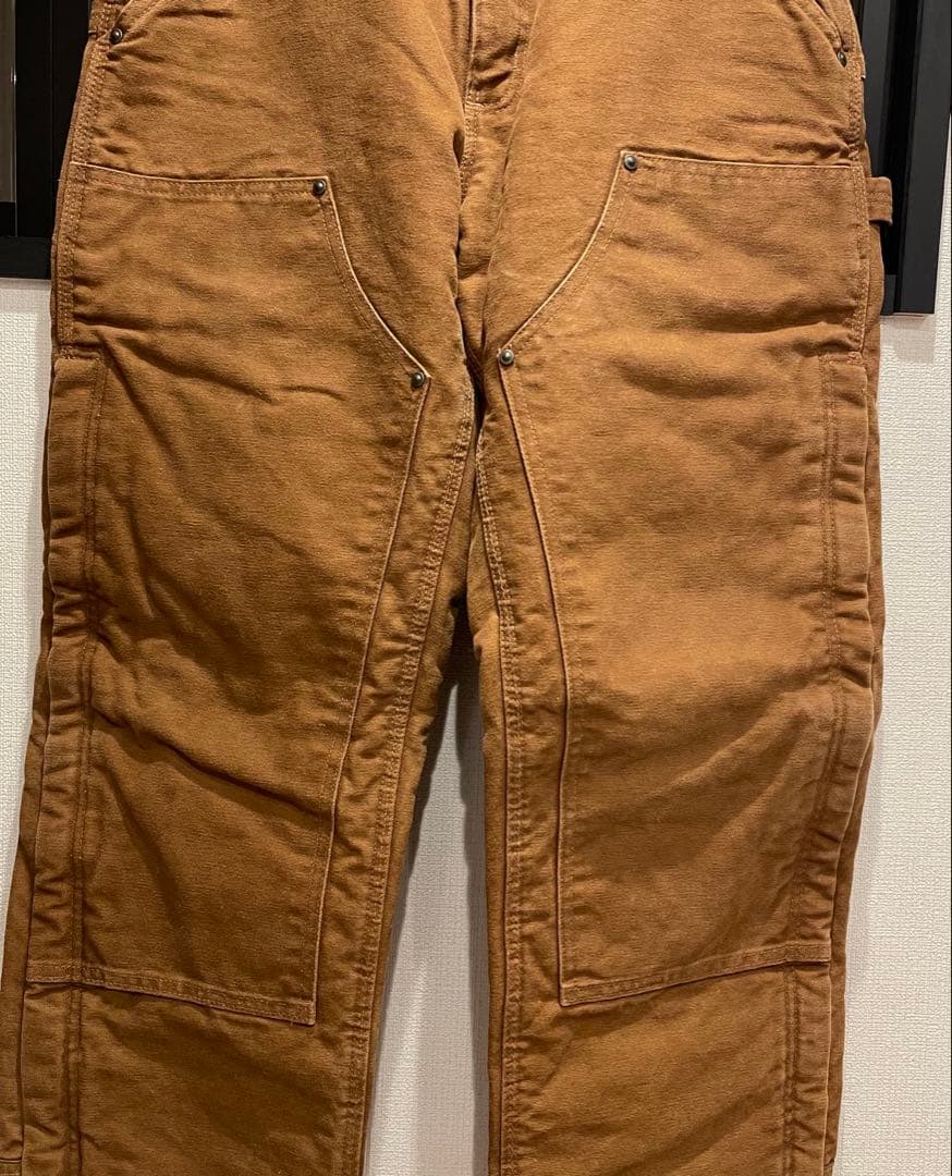 き*ん様 【カーハート】ダブルニー　ワークパンツ　32×30 極太　裏地キルティ