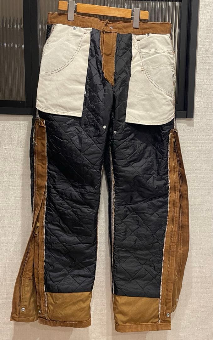 き*ん様 【カーハート】ダブルニー　ワークパンツ　32×30 極太　裏地キルティ