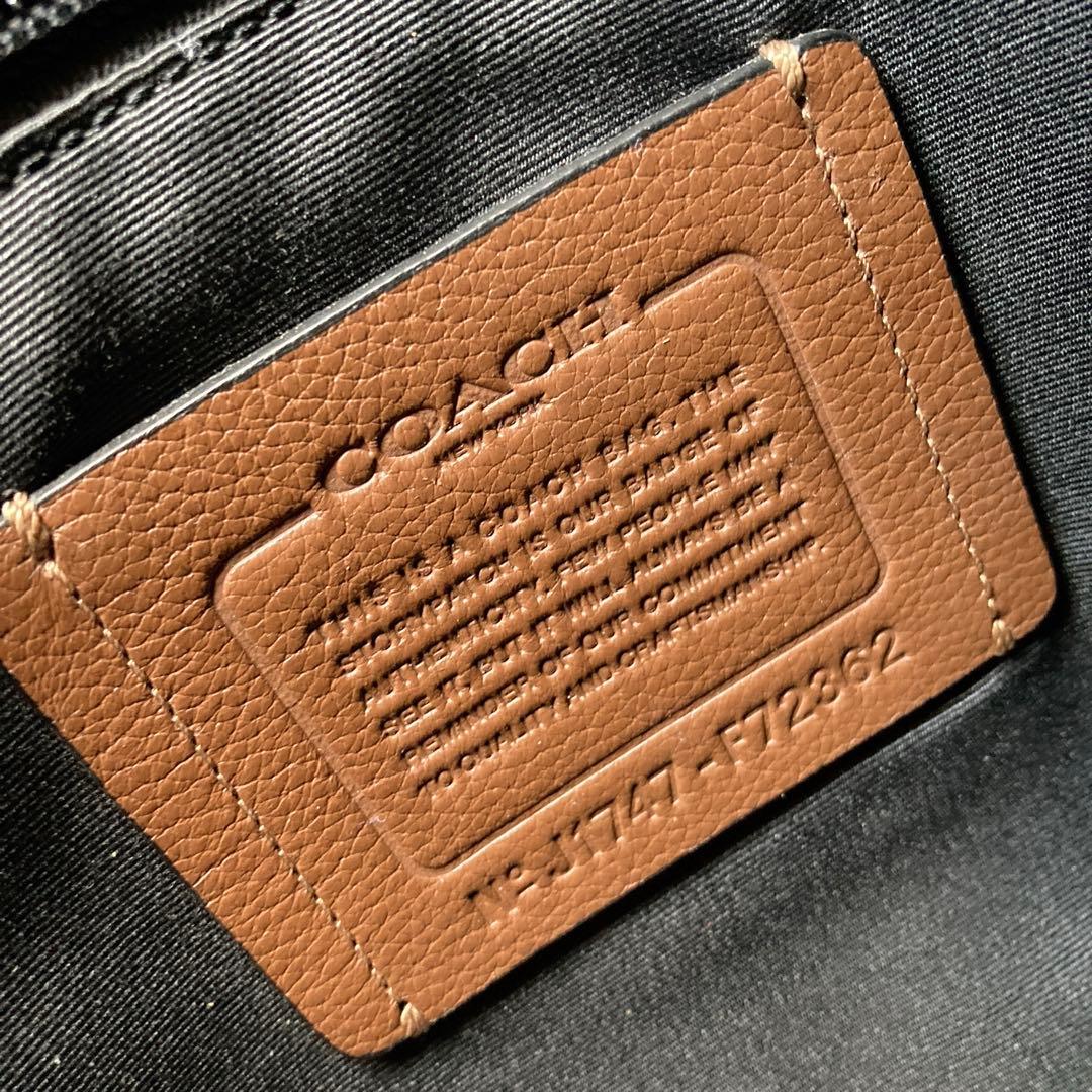 極美品 COACH フライトバッグ メッセンジャーバッグ 茶 ヘリテージ