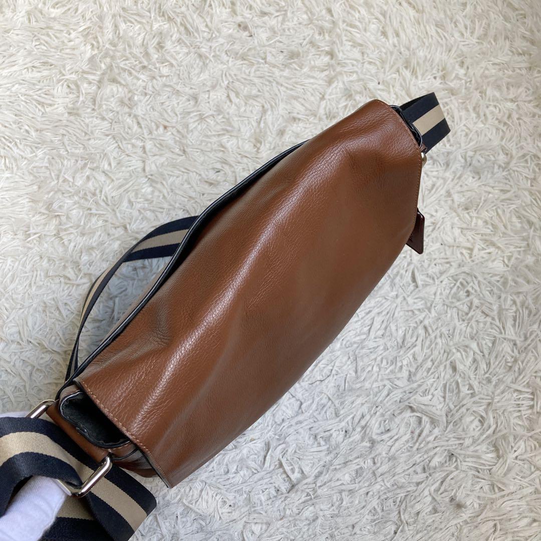 極美品 COACH フライトバッグ メッセンジャーバッグ 茶 ヘリテージ