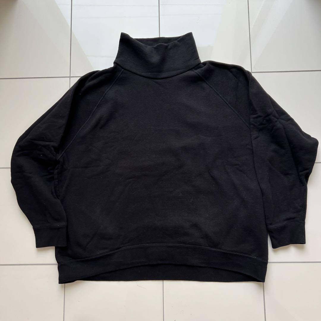 Graphpaper ✖️ループウィラーブラック トレーナー サイズ2